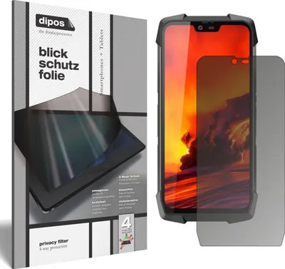 Produktbild von Blickschutzfolie für Blackview BV9700 Pro matt Schutzfolie Folie Display Schutz dipos