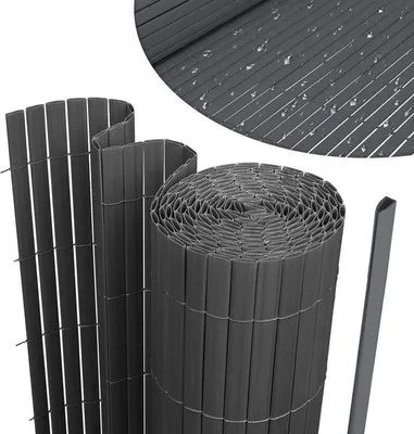 Image de Pare-soleil en PVC pour balcon et terrasse, isolation contre le vent, revêtement d'extérieur pour balcon, résistant aux intempéries, protection UV pour balcons et terrasses