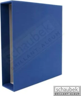 Produktbild von Schaubek ks1053 Schutzkassette blau für Ganzleinen-Schraubbinder