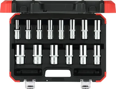 Image de GEDORE red R61003114 Jeu de douilles 1/2" 6 pans 10-32mm 14 pièces, 3300008