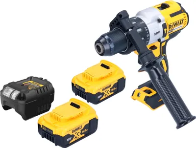 Obrázek produktu pro Akumulátorová příklepová vrtačka DeWalt DCD 996 D1 18 V 95 Nm bez kartáčů + 1x akumulátor 2,0 Ah + nabíječka