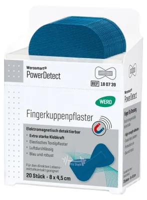 Produktbild von PowerDetect Fingerkuppenpflaster, 8 x 4,5 cm, 20 Stk