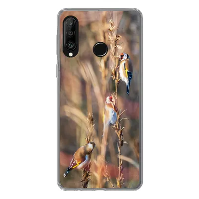 Produktbild von MuchoWow® Handyhülle Schutzhülle Hülle für Huawei P30 Lite Vögel - Äste - Wald Silikon Softcase Handy Hülle - Handyhülle