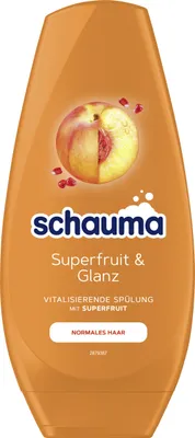 Produktbild von Schwarzkopf Schauma Superfruit & Glanz Spuelung, Frauen, normales Haar, Alle Farben, Nährend, 250 ml, Flasche