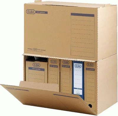 Produktbild von ELBA Tric - Aufbewahrungsbox - Naturbraun