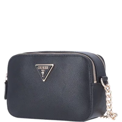 Produktbild von Guess Noelle Saffiano Reißverschlusstasche schwarz 13,5 x 20 x 7