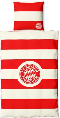 Produktbild von FC Bayern Munchen Flanell Einzel Bettwäsche-Set (wendbar)