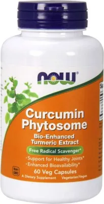 Produktbild von NOW Foods - Curcumin, Curcumin Phytosom, 60 Kapseln