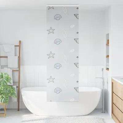 Produktbild von vidaXL Duschrollo mit Kassette 80x240 cm Stoffbreite 76 cm
