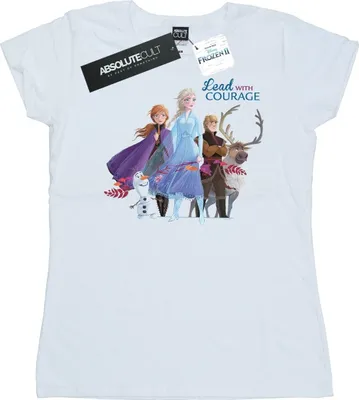 Produktbild von Disney - "Frozen 2 Lead Courage" T-Shirt für Damen BI21741 (M) (Weiß)