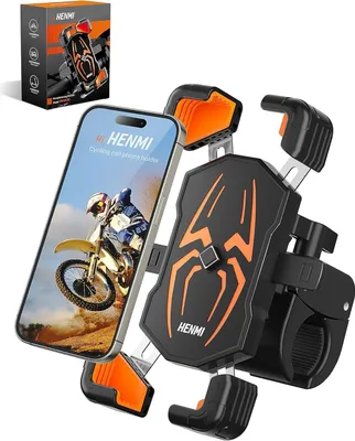 Immagine prodotto di Supporto per cellulare manubrio bici 5,5-7,5 pollici smartphone 720° ruotabile