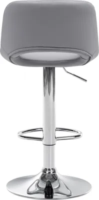 Produktbild von Barhocker Camden Kunstleder chrom grau