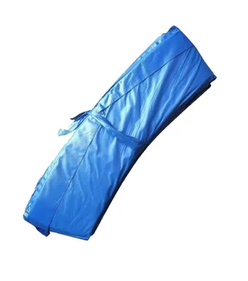 Produktbild von walexo Trampolin Randabdeckung in verschiedenen Farben und Größen – ca. 26 cm breite Polsterung – wetterfest und UV-beständig ( 244 cm Ø, Blau )