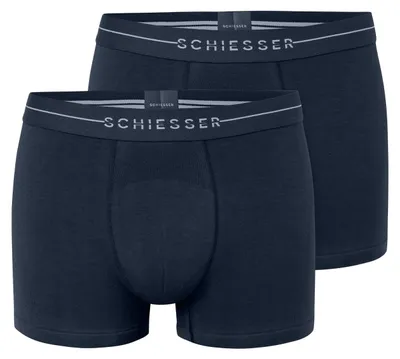 Produktbild von Schiesser Herren 2 Pack Shorts Unterwäsche Baumwolle Flex