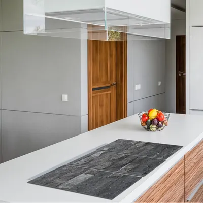 Imagen del producto de Placa de vidrio protectora para cocina, dimensiones 30x52 cm
