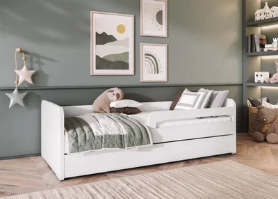 Obrázek produktu pro Dětská postel s matrací 80x160 NORDELLE - bílá