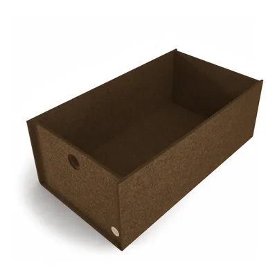 Produktbild von Aufbewahrungsbox CARGA Filz 35 x 18 x 20 cm ohne Deckel in hellbraun meliert