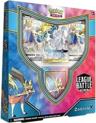 A Pokemon League Battle Decks: Zacian V box.