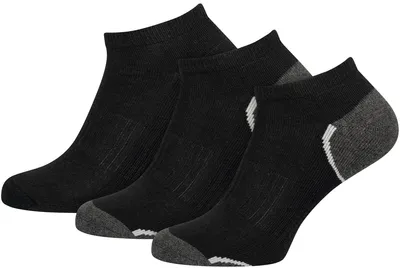 Produktbild von Nur Die 3er Sport Sneaker Socken Uni Kurzsocken aus Baumwolle atmungsaktiv we