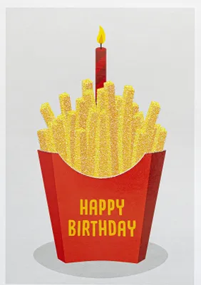 Produktbild von Geburtstag  Bling Bling  Glückwunschkarte im Format 115x17cm mit Umsch