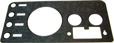 Produktbild von Tachoblende schwarz mit Radio Armaturenbrett Jeep CJ 76-86