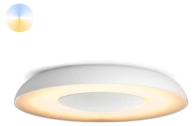 Zdjęcie produktu dla Philips Hue White ambiance Lampa sufitowa Still, Inteligentne światło sufitowe, Bluetooth/Zigbee, Biały, LED, Metal, Plastik, Niewymienialne źródło światła