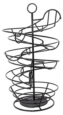 Produktbild von Spiral-Eierhalter für die Küchenarbeitsplatte, robustes Eierregal aus Metall mit Aufbewahrungskorb