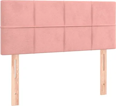 Produktbild von Kopfteil Rosa 80x5x78/88 cm Samt