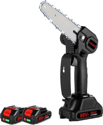 Immagine prodotto di Happyment Sega per potatura telescopica 2 in 1 - Elettrica - Regolabile in altezza - 3 angoli di taglio