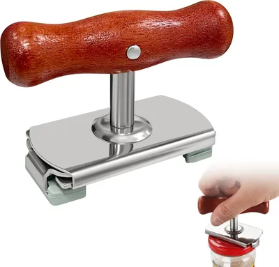 Obrázek produktu pro Otvírák na sklenice a lahve, nerezová ocel, rozměry 1-10 cm, vhodný pro sklenice a lahve