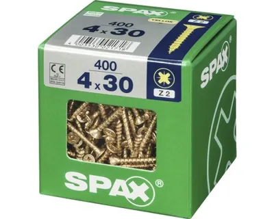 Obrázok produktu pre Univerzálne skrutky Spax 4,0 x 30 mm PZ 2 - 400 ks.
