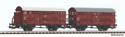 Zdjęcie produktu dla Zestaw 2 szt. Piko  Wagon towarowy PKP III 28346
