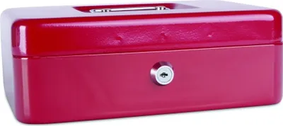 Obrázok produktu pre Pokladna kovová Donau 250x180x90 L červená