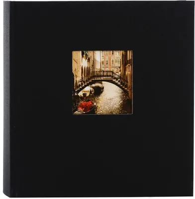 Produktbild von Goldbuch Bella Vista, Schwarz, 60 Blätter, Polyurethan, Papier, 300 mm, 310 mm, 1 Stück(e)