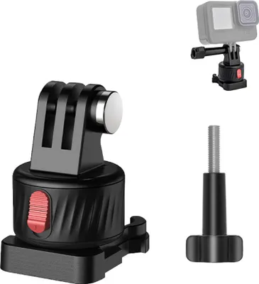Produktbild von Magnetischer Saugnapf-Adapter, Stativ-Adapter, Schnellwechsel-Basismontage, Action-Kamera-Zubehoer, Schraubenfrei mit Schnellstecker, Magnetfuss, kompatibel mit GoPro11/10/9/8/7 Insta 360 AKASO DJI Action-Kamera