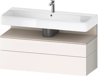 Produktbild von DURAVIT QA4396083840010 QTG WTU WH Ek. 1190x470x590 Wß Smt H