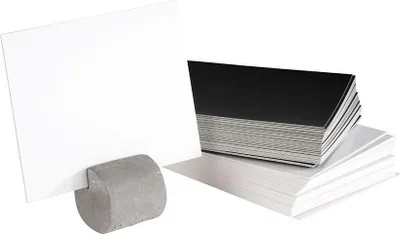 Imagen del producto de APS Tafelhalter / Schilder / Beschriftungscl Kartenhalter, 4er Set 71492
