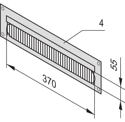 Productafbeelding van SCHROFF 19"-kabeldoorvoer - Rack-accessoires