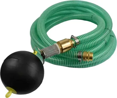Zdjęcie produktu dla wąż ssawno-tłoczny 1"/25 mm z gwintem pływającym + podwójny nypel 1" AG 10 m