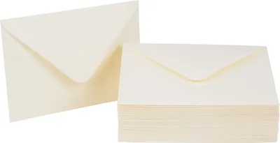 Produktbild von Briefumschläge, DIN C6, 100g/m², 50 Stück Creme