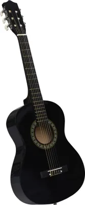 Produktbild von vidaXL Klassikgitarre für Anfänger Kinder mit Tasche Schwarz 1/2 34"