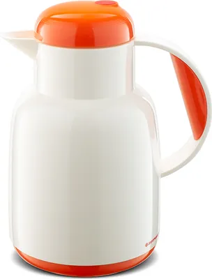 Produktbild von ROTPUNKT Isolierkanne 970 1,0 ltr. white orange