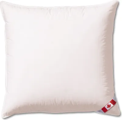 Produktbild von Künsemüller Daunenkissen „3 Kammer Kopfkissen Canada“, 80x80 cm, 90% Daunen, Hervorragende Stützwirkung des Kopf- & Nackenbereichs
