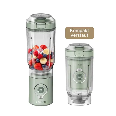 Produktbild von Dreame PB10 PortFresh Tragbarer Mixer,abnehmbares Motorgehäuse,Schnellladefunktion,880ml BPA-freier Mixbecher,500ml,5 Funktionen,Selbstreinigung,Grün