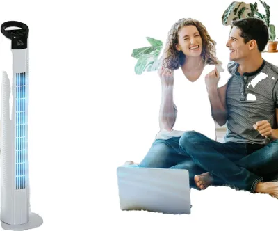 Obrázek produktu pro Věžový ventilátor, oscilace 70°, dálkové ovládání