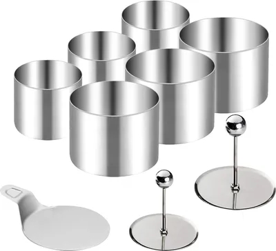 Produktbild von Set Dessert-Ringe - vielseitig und langlebig - 6er-Set