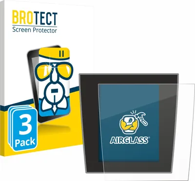 Produktbild von 3x BROTECT Schutzglas für Porsche Taycan 2021 Infotainment System Schutzfolie Panzer Folie Glas Display Schutz klar