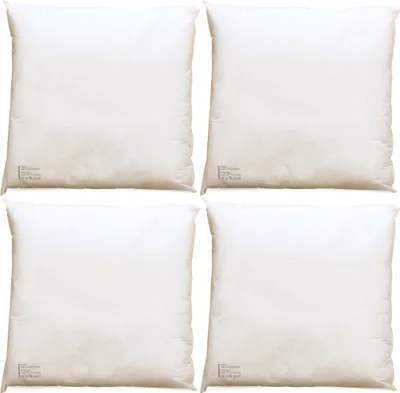 Produktbild von 4er Set Kissenfüllungen 50x50 cm weiche Innenkissen für Dekokissen