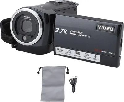 Zdjęcie produktu dla kamera 2,7K Profesjonalny 2,8-calowy ekran HD 50 MP 16-krotny zoom cyfrowy Kamera do vlogowania podczas podróży w plenerze