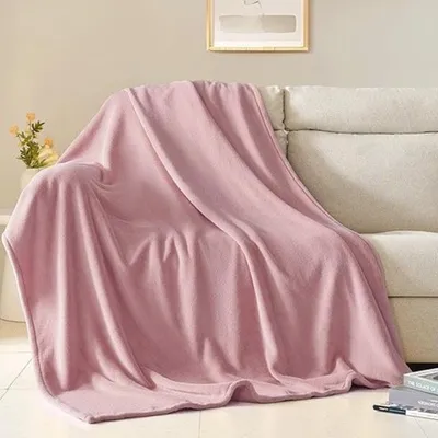 Produktbild von Mikrofaser-Decke SOFT, puderrosa Maße: 160 x 200 cm